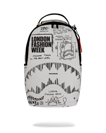 SPRAYGROUND® BACKPACK LFW SKETCHED BLACK AND WHITE BACKPACK