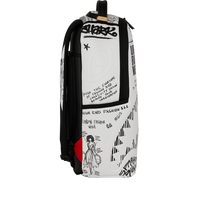 SPRAYGROUND® BACKPACK LFW SKETCHED BLACK AND WHITE BACKPACK