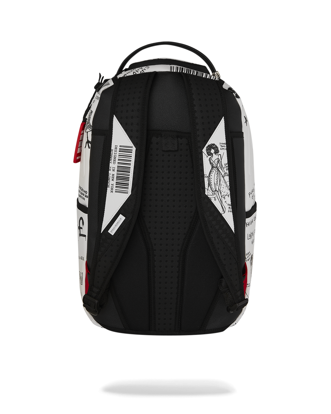 SPRAYGROUND® BACKPACK LFW SKETCHED BLACK AND WHITE BACKPACK
