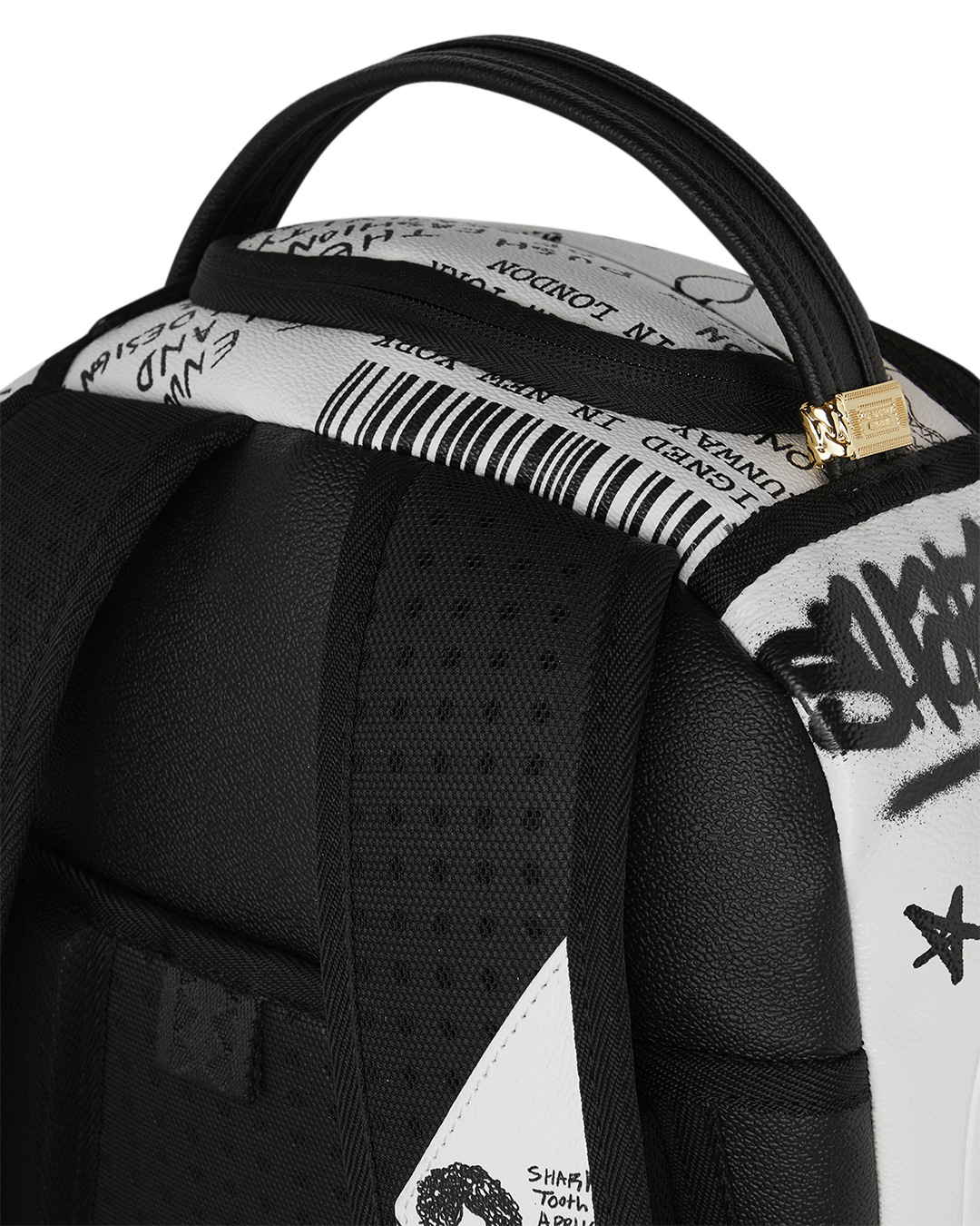 SPRAYGROUND® BACKPACK LFW SKETCHED BLACK AND WHITE BACKPACK