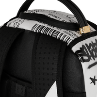 SPRAYGROUND® BACKPACK LFW SKETCHED BLACK AND WHITE BACKPACK