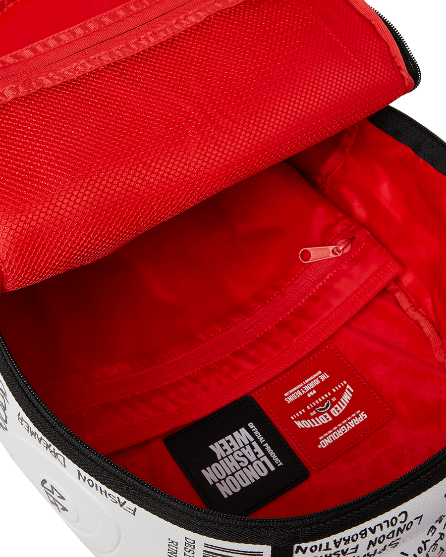 SPRAYGROUND® BACKPACK LFW SKETCHED BLACK AND WHITE BACKPACK