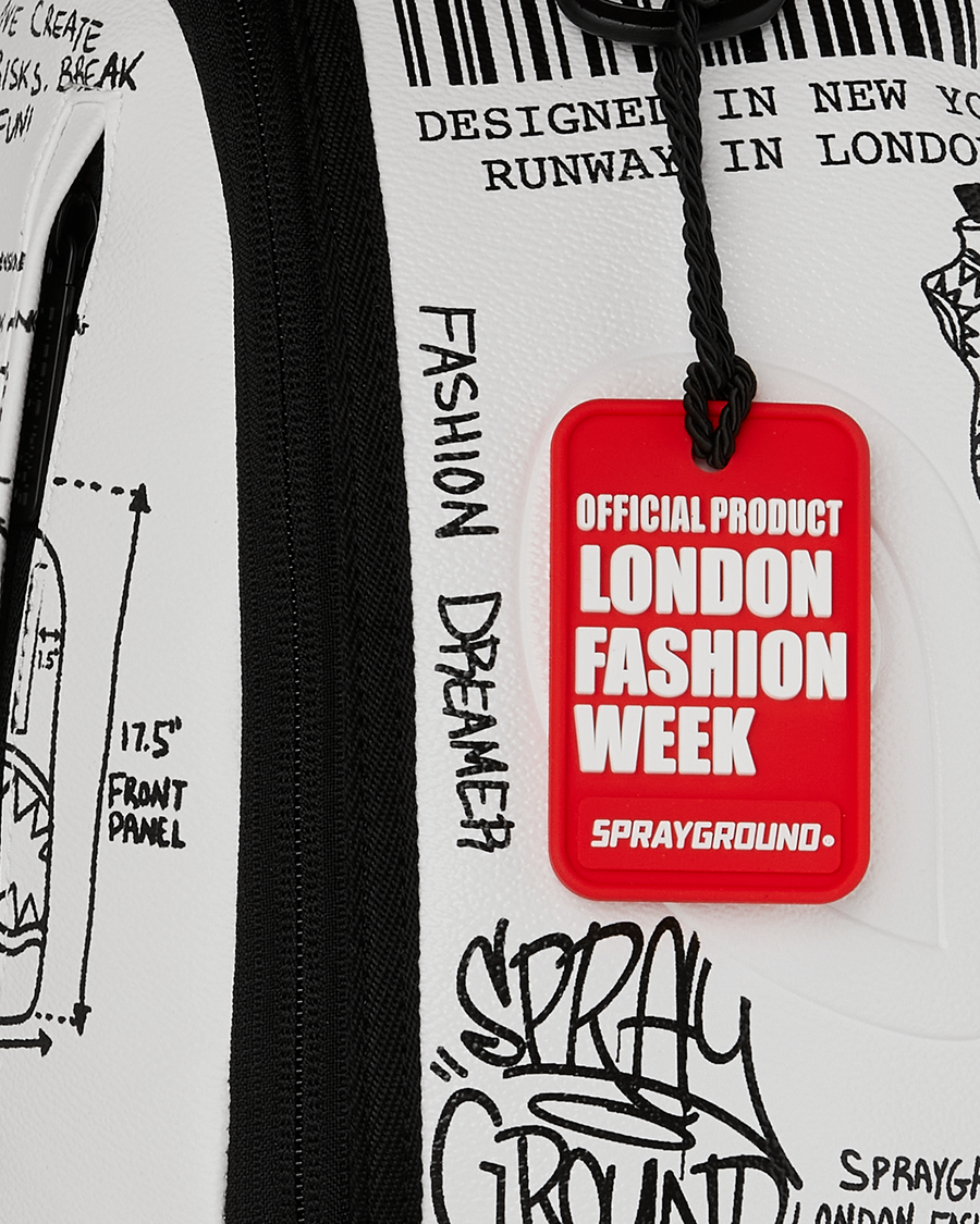 SPRAYGROUND® BACKPACK LFW SKETCHED BLACK AND WHITE BACKPACK