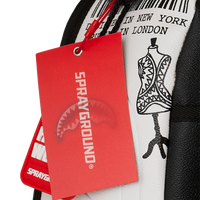 SPRAYGROUND® BACKPACK LFW SKETCHED BLACK AND WHITE BACKPACK