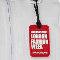 SPRAYGROUND® BACKPACK LFW WHITE LEATHER CHAIN BACKPACK