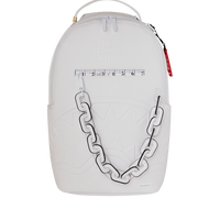 SPRAYGROUND® BACKPACK LFW WHITE LEATHER CHAIN BACKPACK