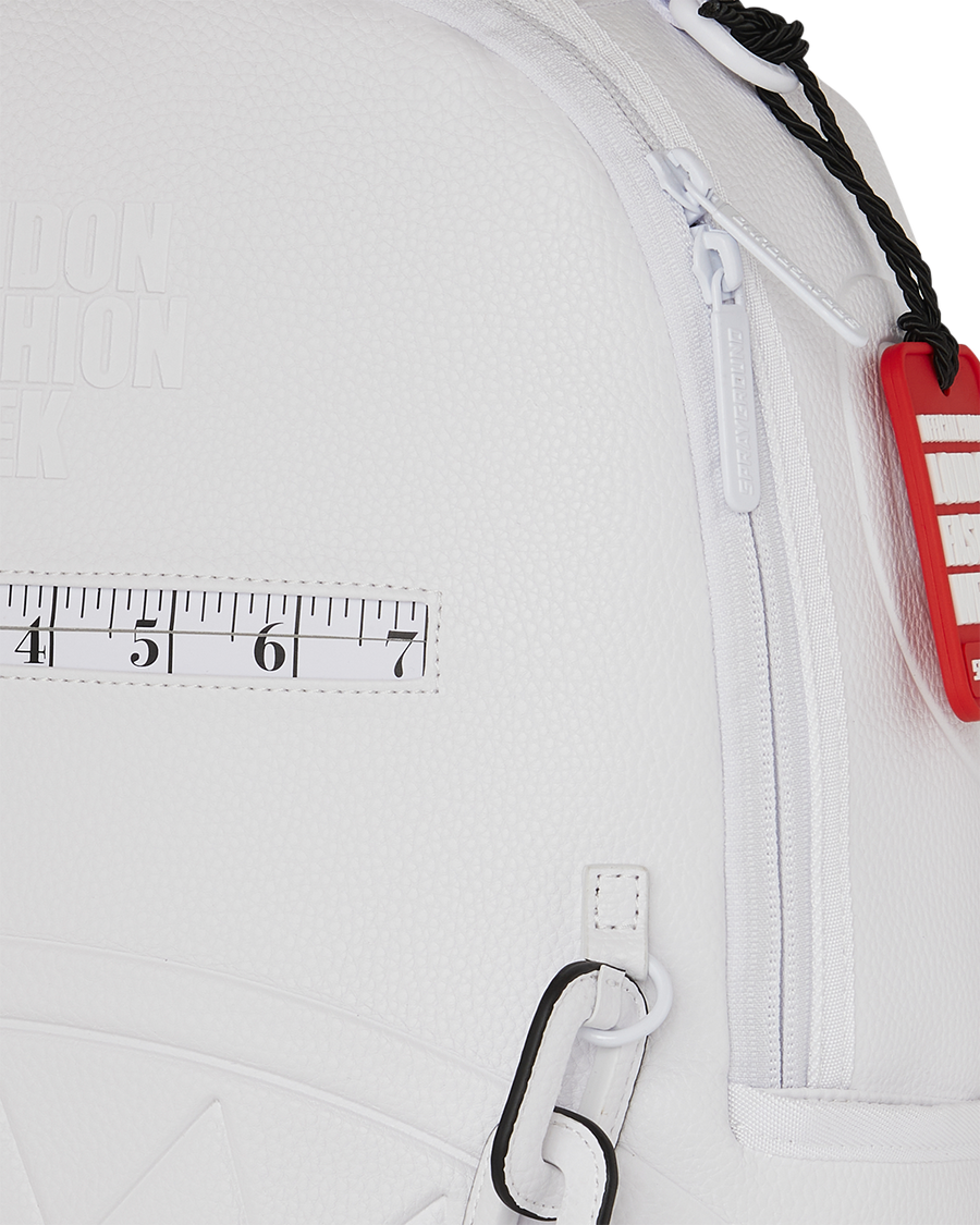 SPRAYGROUND® BACKPACK LFW WHITE LEATHER CHAIN BACKPACK