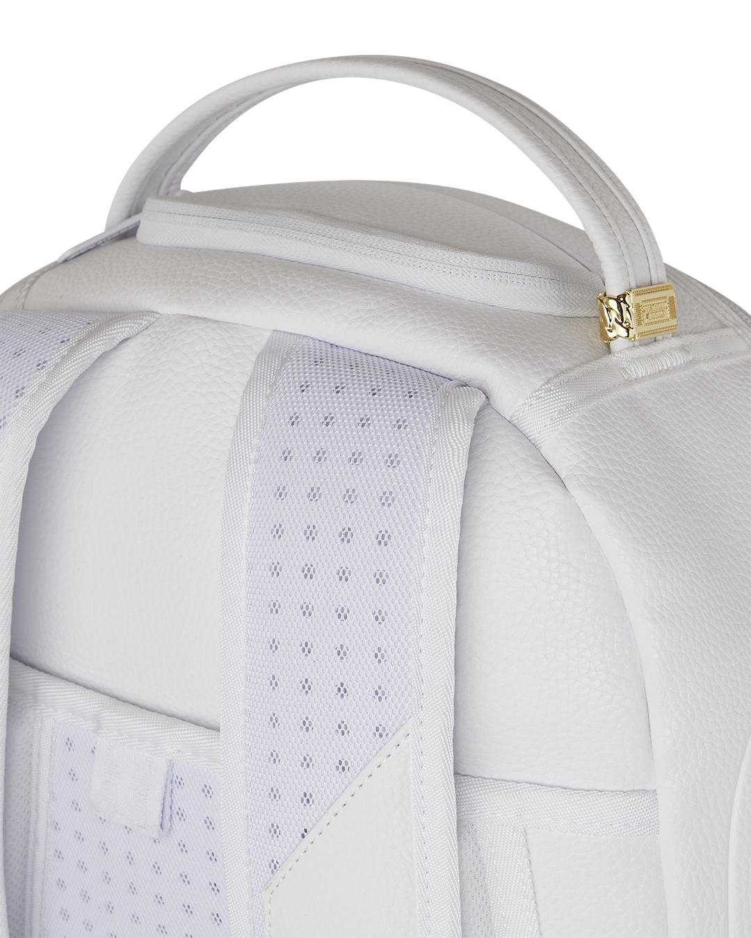 SPRAYGROUND® BACKPACK LFW WHITE LEATHER CHAIN BACKPACK