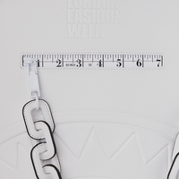 SPRAYGROUND® BACKPACK LFW WHITE LEATHER CHAIN BACKPACK