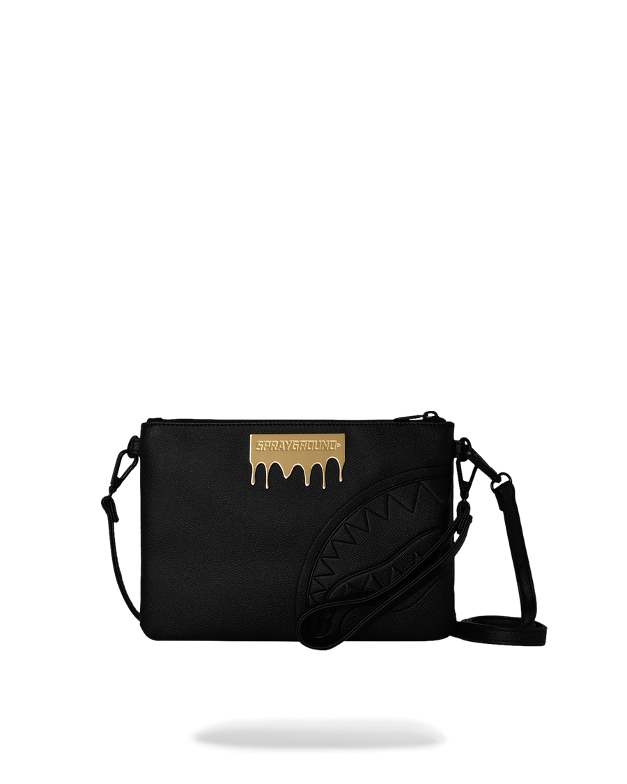 GOLD BRICK DRIP CROSSOVER CLUTCH – SPRAYGROUND®