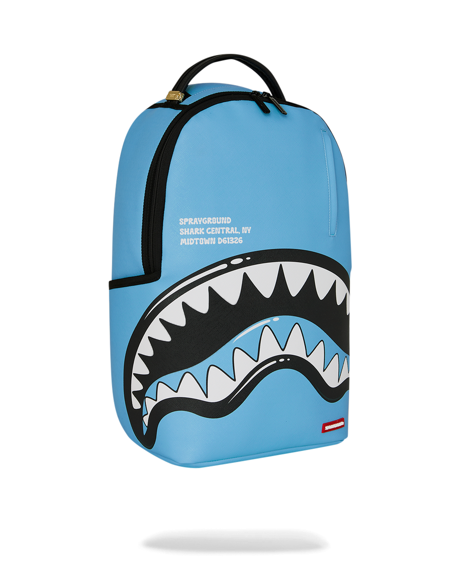 SHARK CENTRAL BUBBLE SHARK (SKY BLU) BACKPACK – SPRAYGROUND®