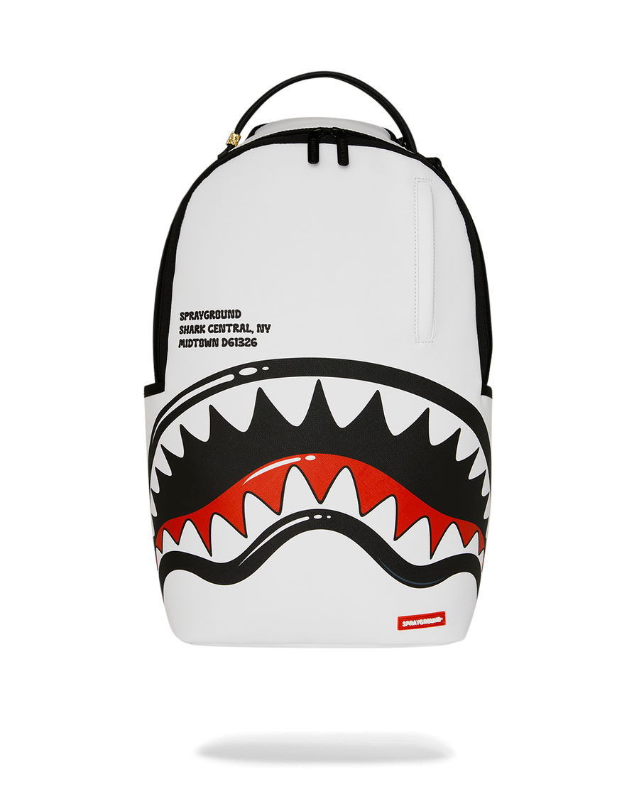 SHARK CENTRAL BUBBLE SHARK (WHT) BACKPACK – SPRAYGROUND®
