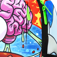 RICK AND MORTY SPLIT RICK HEAD GUTS BACKPACK