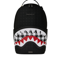 SPRAYGROUND® BACKPACK PORSCHE BLACK EMBOSSED PEPITA COLLAB BACKPACK - LIMITED EDITION