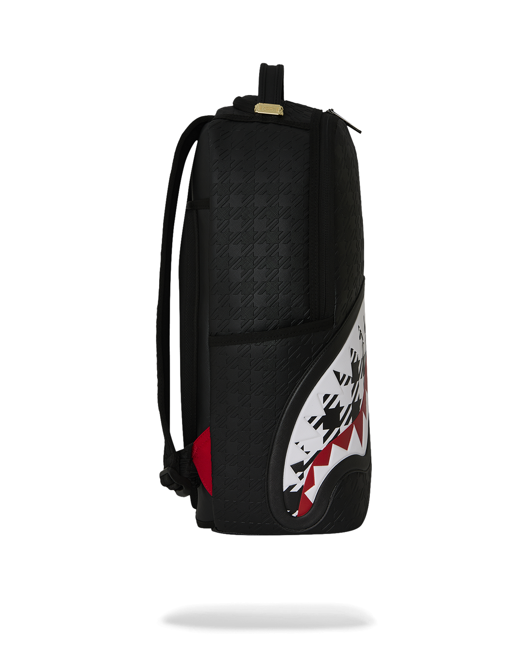 SPRAYGROUND® BACKPACK PORSCHE BLACK EMBOSSED PEPITA COLLAB BACKPACK - LIMITED EDITION