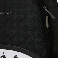 SPRAYGROUND® BACKPACK PORSCHE BLACK EMBOSSED PEPITA COLLAB BACKPACK - LIMITED EDITION