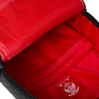 SPRAYGROUND® BACKPACK PORSCHE BLACK EMBOSSED PEPITA COLLAB BACKPACK - LIMITED EDITION