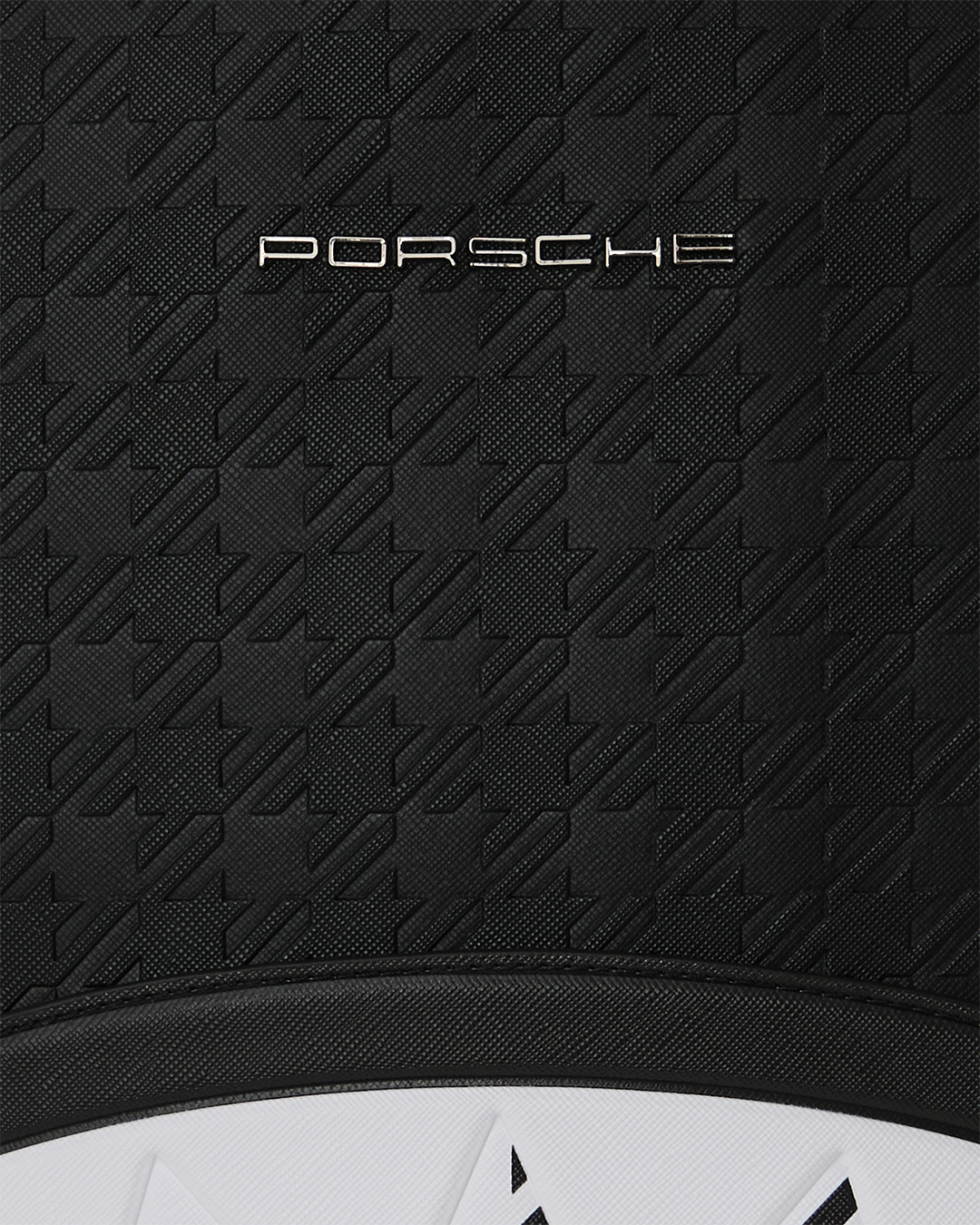 SPRAYGROUND® BACKPACK PORSCHE BLACK EMBOSSED PEPITA COLLAB BACKPACK - LIMITED EDITION