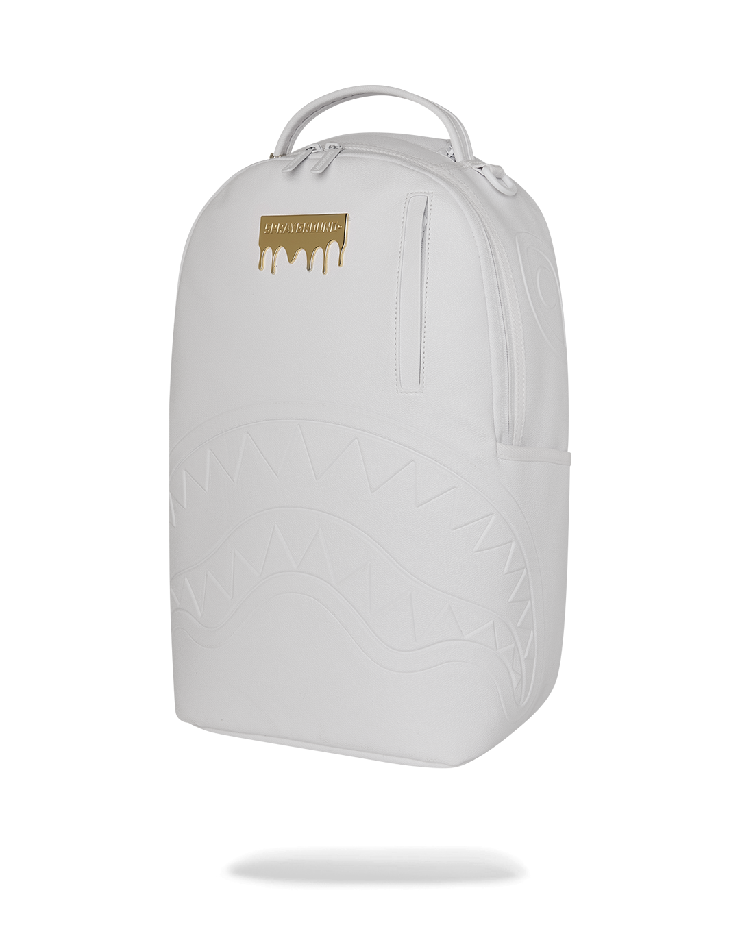 SPRAYGROUND® BACKPACK GOLD BRICK LUXE WHITE BACKPACK