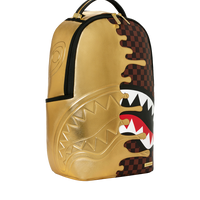 SPRAYGROUNDÂ® BACKPACK SHARKS IN PARIS GOLD DRIP BACKPACK