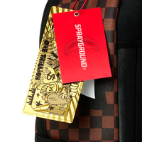 SPRAYGROUNDÂ® BACKPACK SHARKS IN PARIS GOLD DRIP BACKPACK
