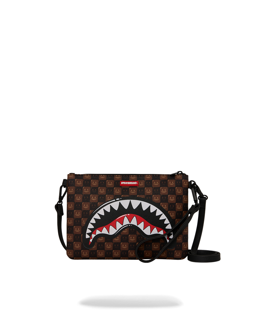SHARKS IN PARIS GRIN & GRIND CROSSOVER CLUTCH – SPRAYGROUND®