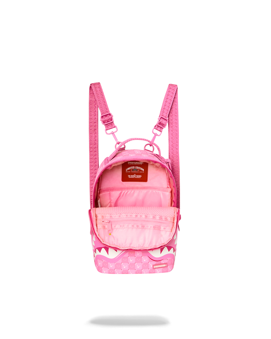 SHINOBI SHARKS IN PARIS (PINK) MINI BACKPACK – SPRAYGROUND®