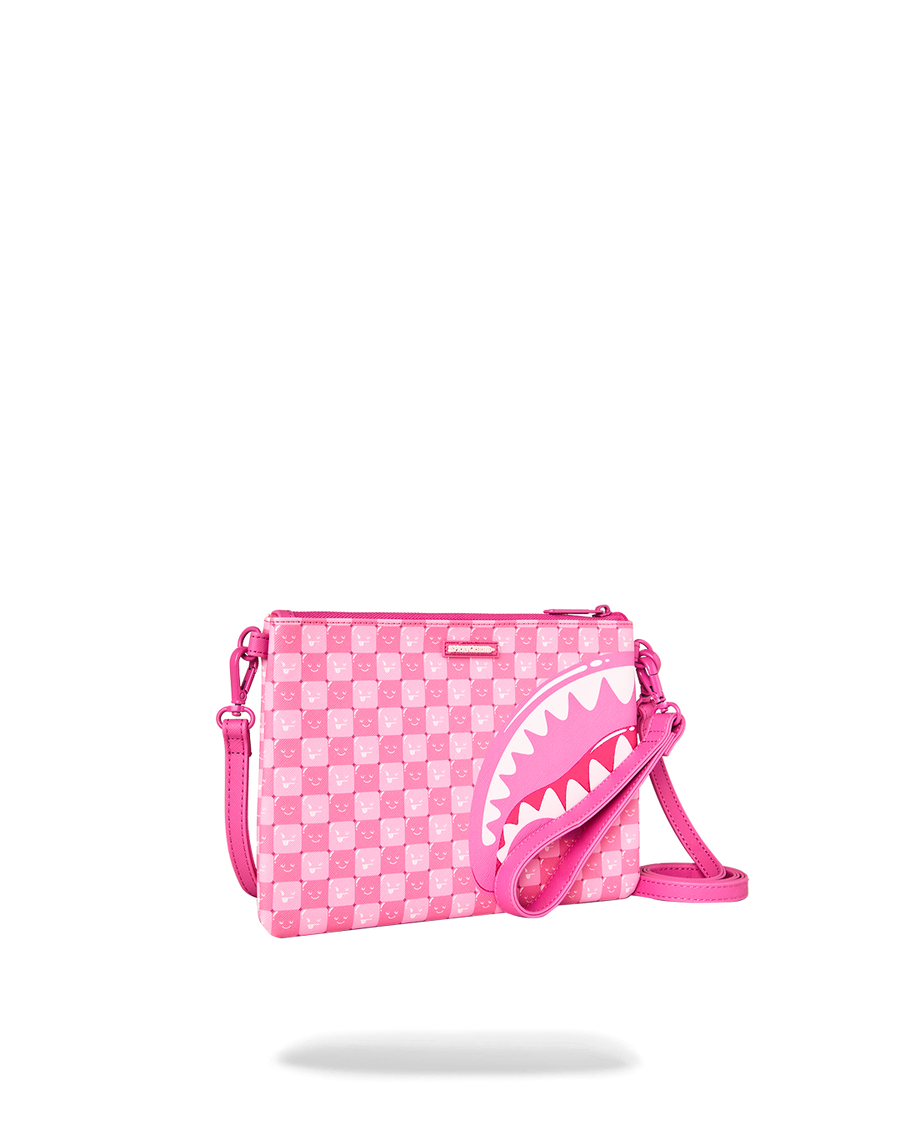 SHINOBI SHARKS IN PARIS (PINK) CROSSOVER CLUTCH – SPRAYGROUND®