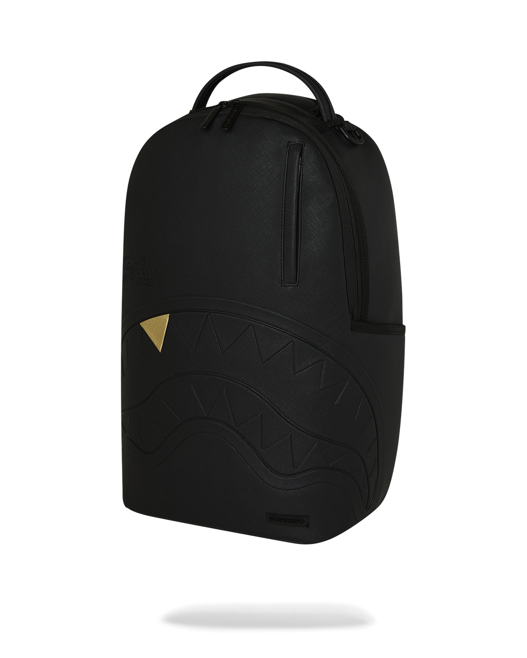 Backpack Blacked Out Embossed Gold Tooth Sprayground