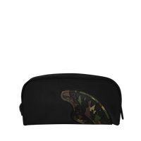 SPRAYGROUND® BACKPACK SHARK CENTRAL BLACK NYLON CAMO EMBOSSED SHARK POUCH
