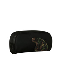 SPRAYGROUND® BACKPACK SHARK CENTRAL BLACK NYLON CAMO EMBOSSED SHARK POUCH
