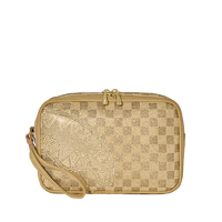 SPRAYGROUND® TOILETRY 2 TONE GOLD TRINITY TOILETRY BRICK