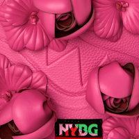 SPRAYGROUND® BACKPACK NYBG PINK LEATHER FLOWERS BACKPACK