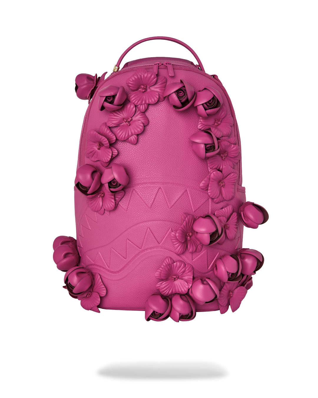 SPRAYGROUND® BACKPACK NYBG PINK LEATHER FLOWERS BACKPACK