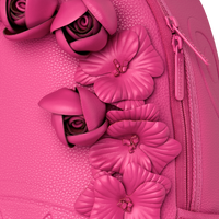 SPRAYGROUND® BACKPACK NYBG PINK LEATHER FLOWERS BACKPACK