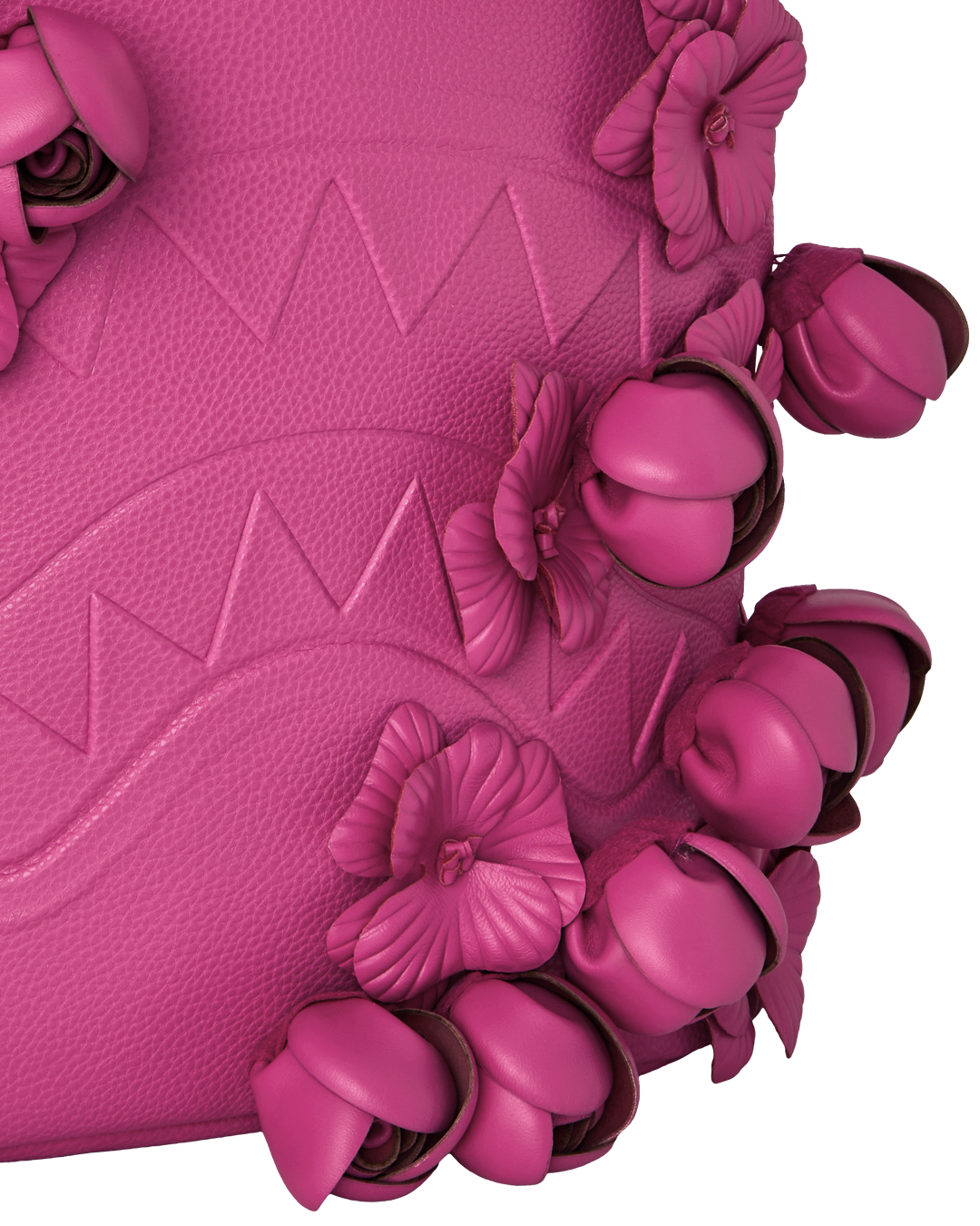 SPRAYGROUND® BACKPACK NYBG PINK LEATHER FLOWERS BACKPACK