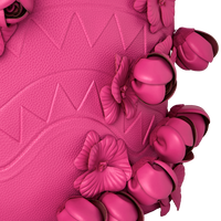SPRAYGROUND® BACKPACK NYBG PINK LEATHER FLOWERS BACKPACK