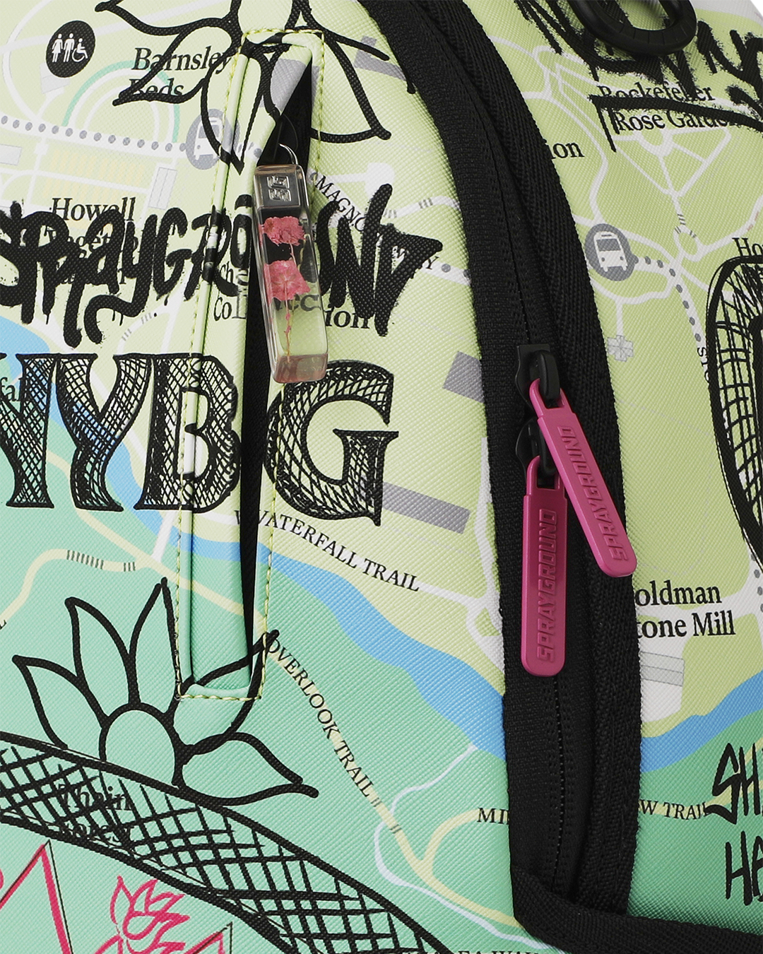 SPRAYGROUND® BACKPACK NYBG MAP WITH DOODLES BACKPACK