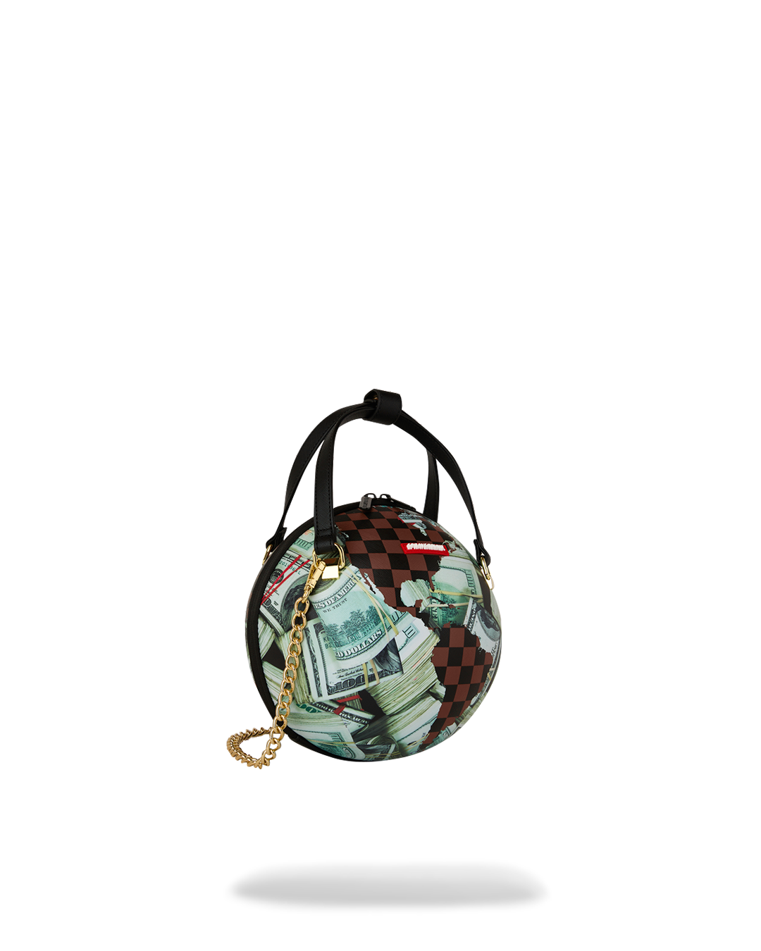 FULLY LOADED GLOBE HANDBAG
