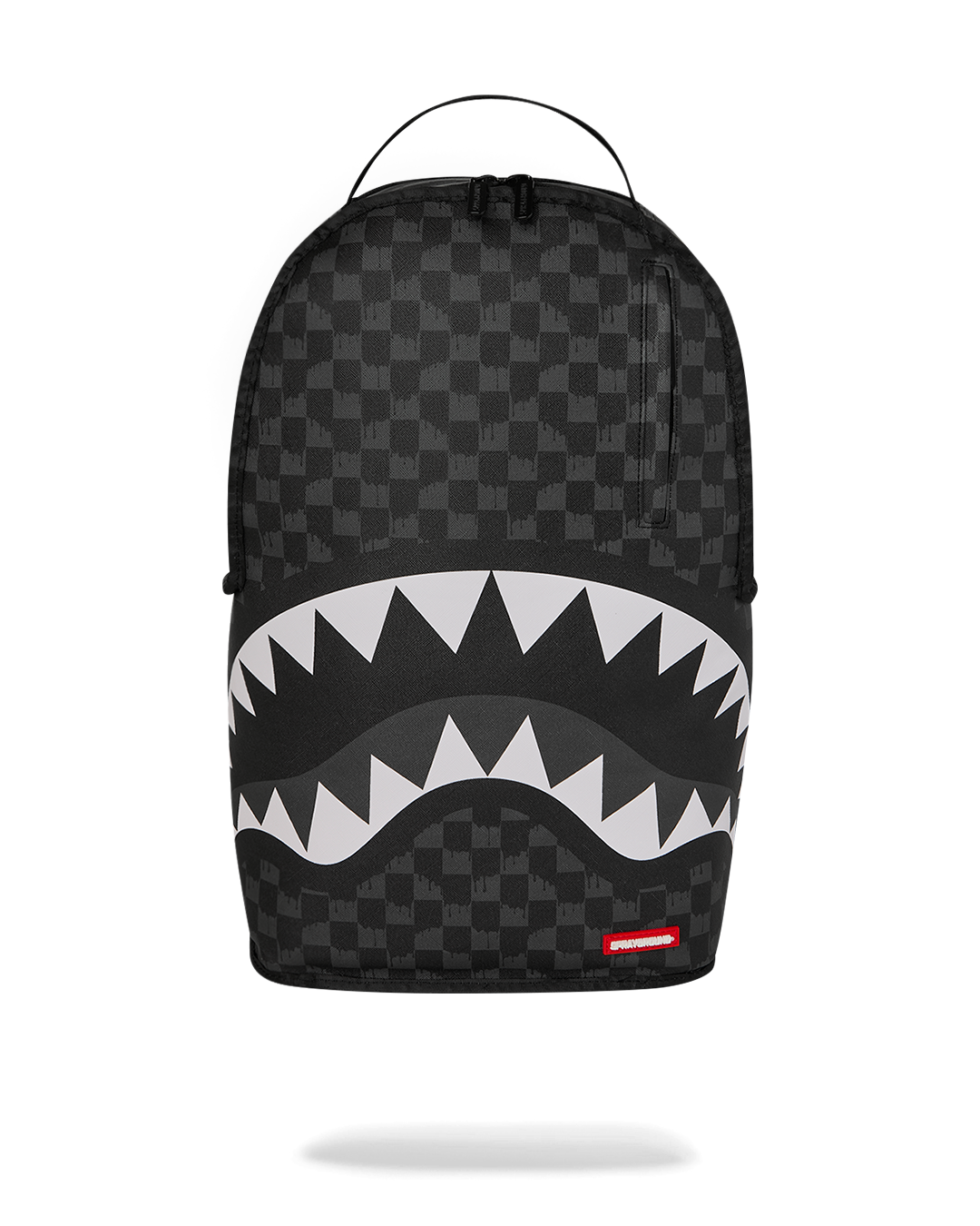REVERSE MODE - PURPLE VELOUR TO BLACK CHECK BACKPACK