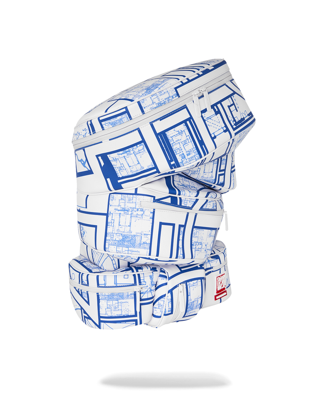 SPRAYGROUND® BACKPACK FRANK LLOYD WRIGHT BLUEPRINT 3D ROUND BACKPACK