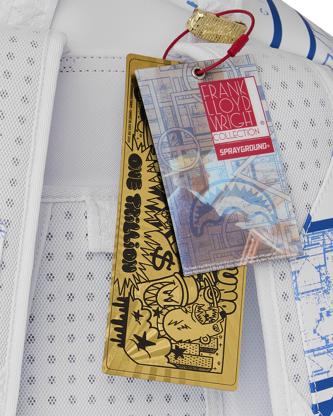 SPRAYGROUND® BACKPACK FRANK LLOYD WRIGHT BLUEPRINT 3D ROUND BACKPACK
