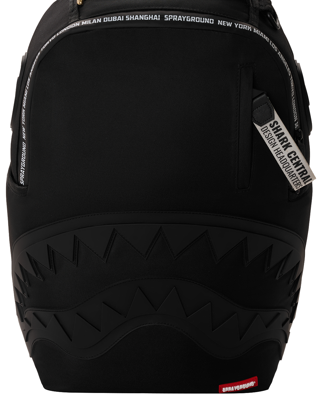 SPRAYGROUND® BACKPACK SHARK CENTRAL PRINTED ZIP BACKPACK