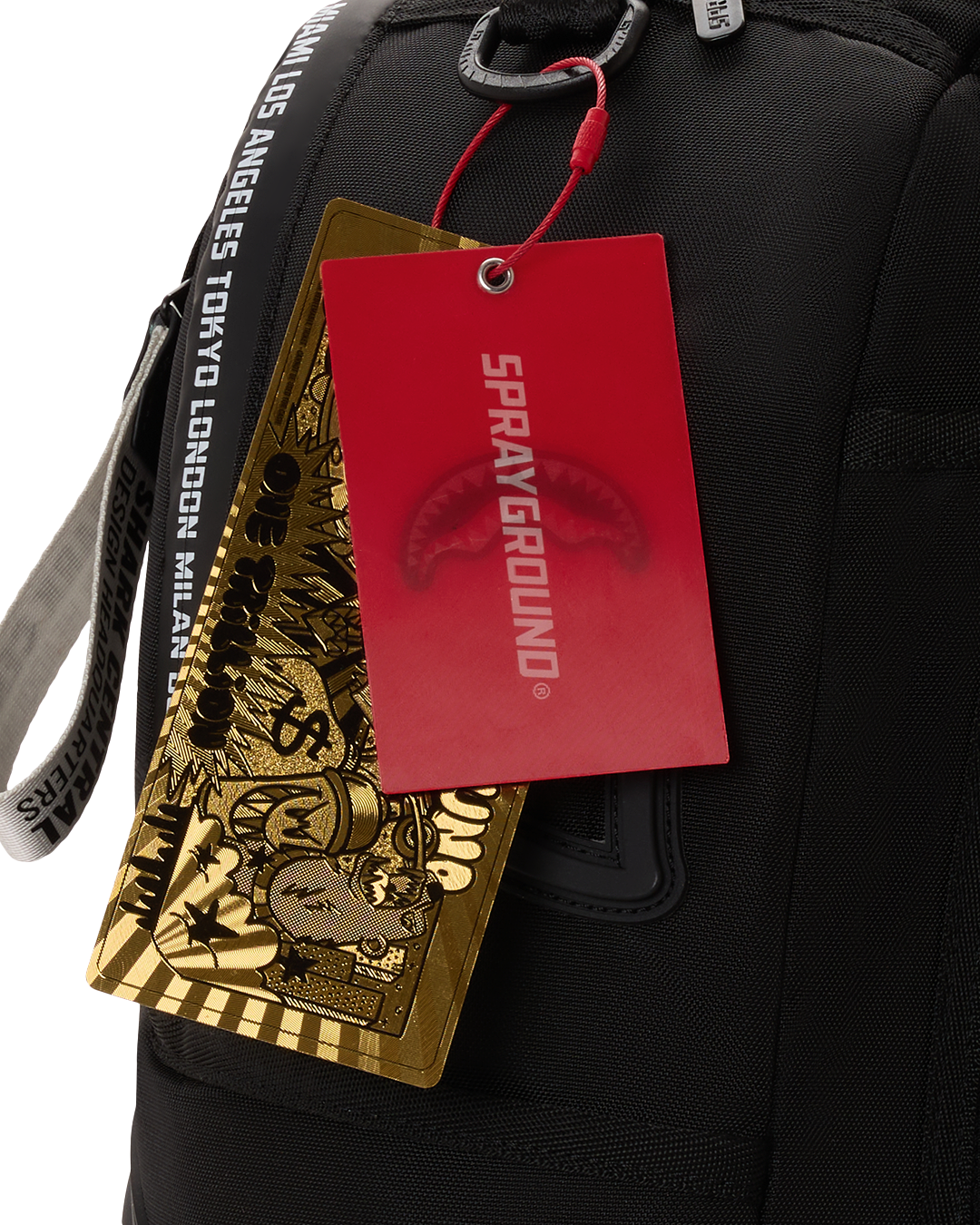 SPRAYGROUND® BACKPACK SHARK CENTRAL PRINTED ZIP BACKPACK