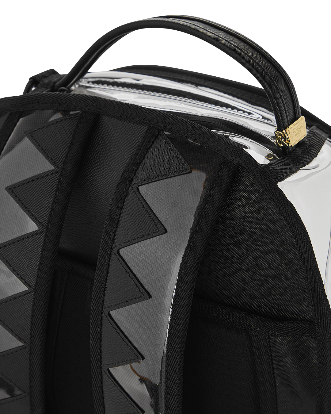 SPRAYGROUND® BACKPACK GUN METAL COLORS CLEAR BACKPACK
