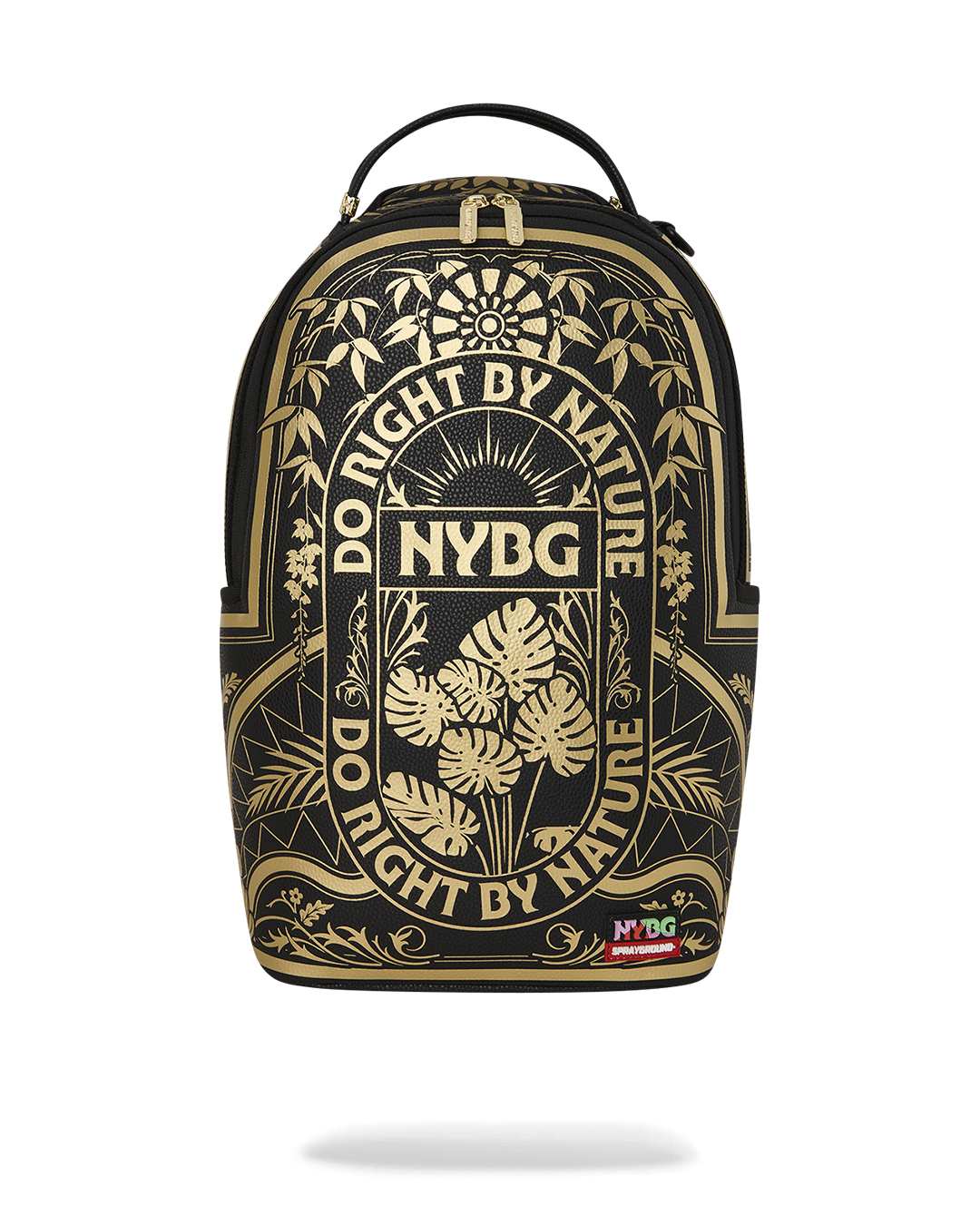 SPRAYGROUND® BACKPACK NYBG GOLD FOIL PRINT BACKPACK