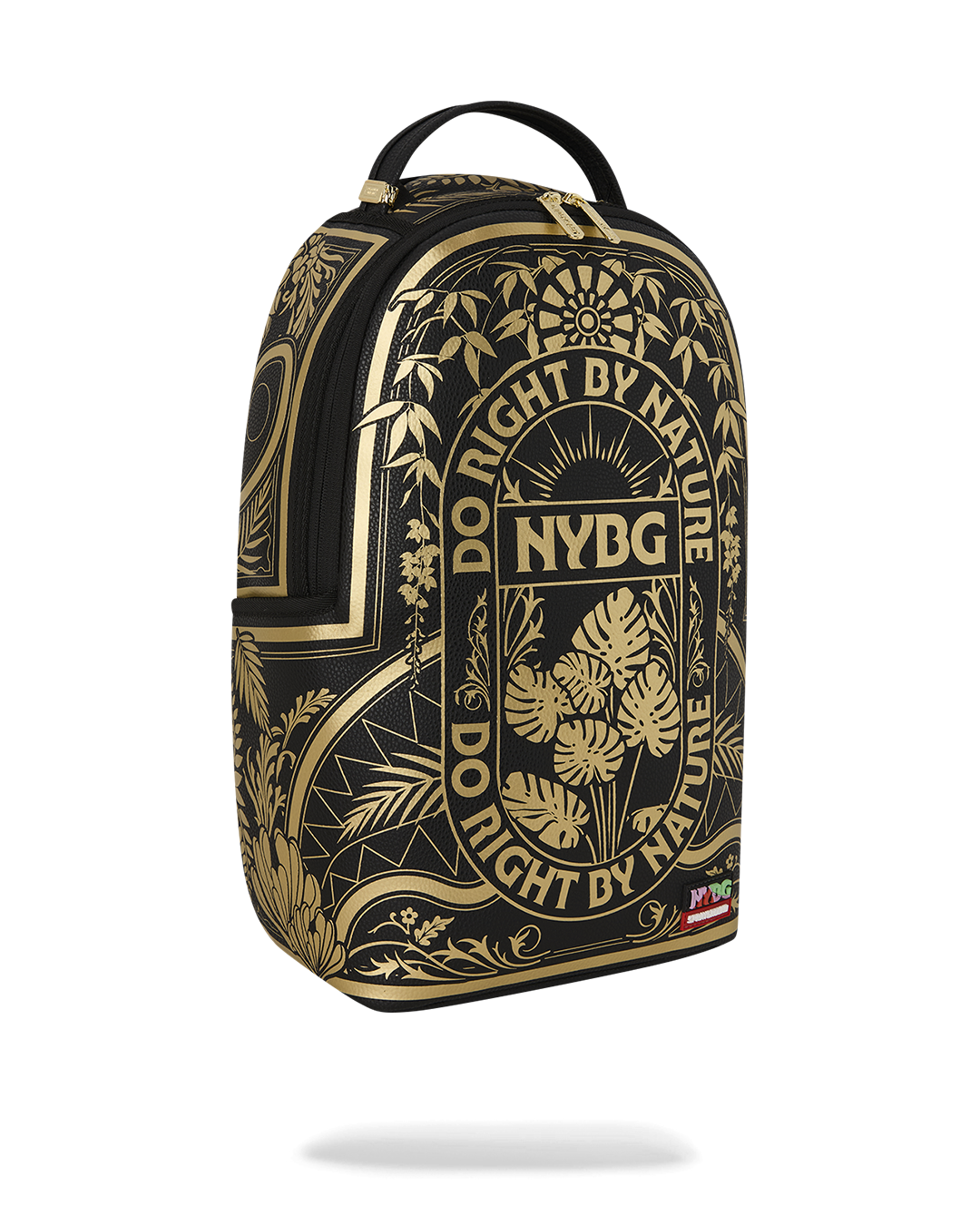SPRAYGROUND® BACKPACK NYBG GOLD FOIL PRINT BACKPACK