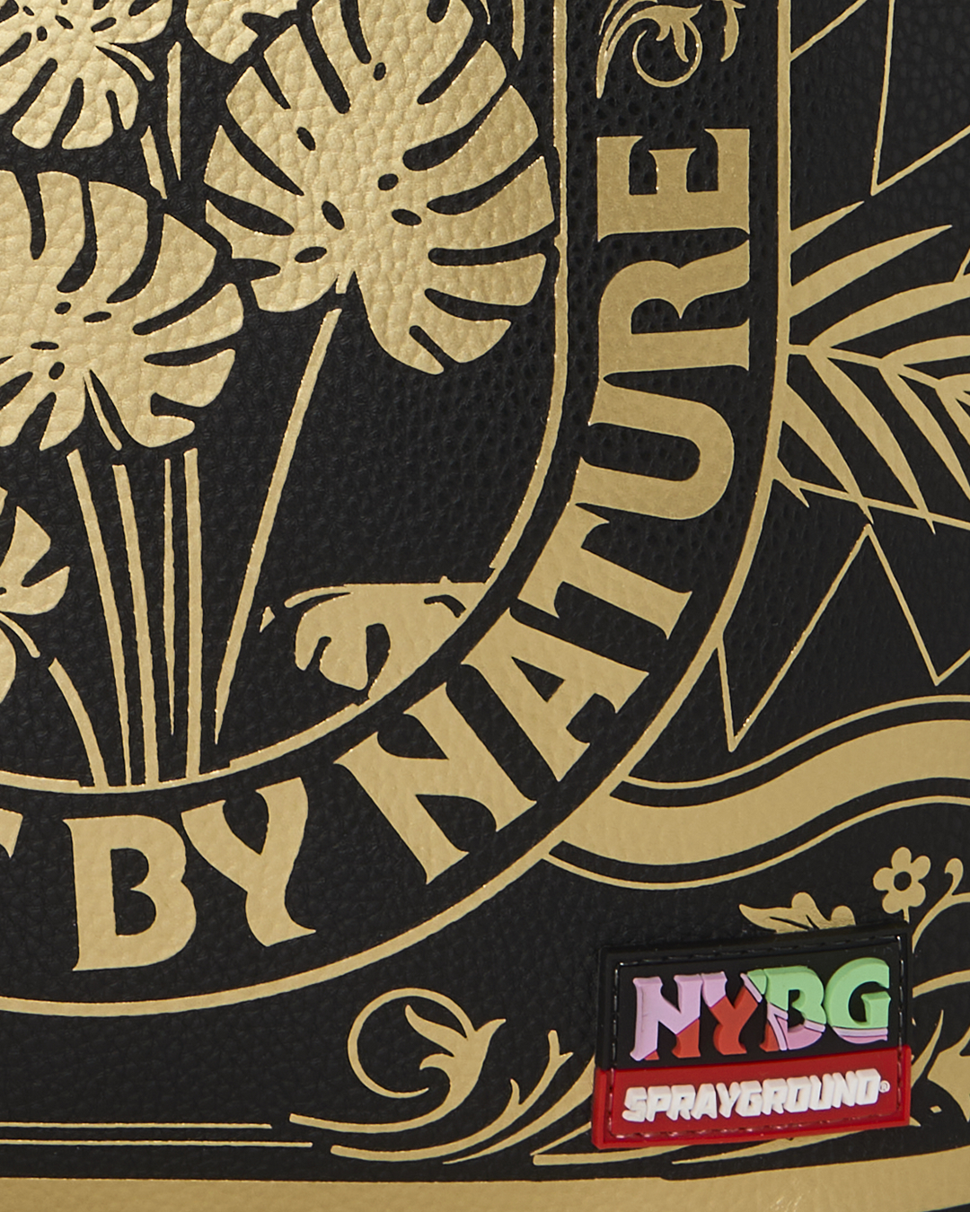 SPRAYGROUND® BACKPACK NYBG GOLD FOIL PRINT BACKPACK