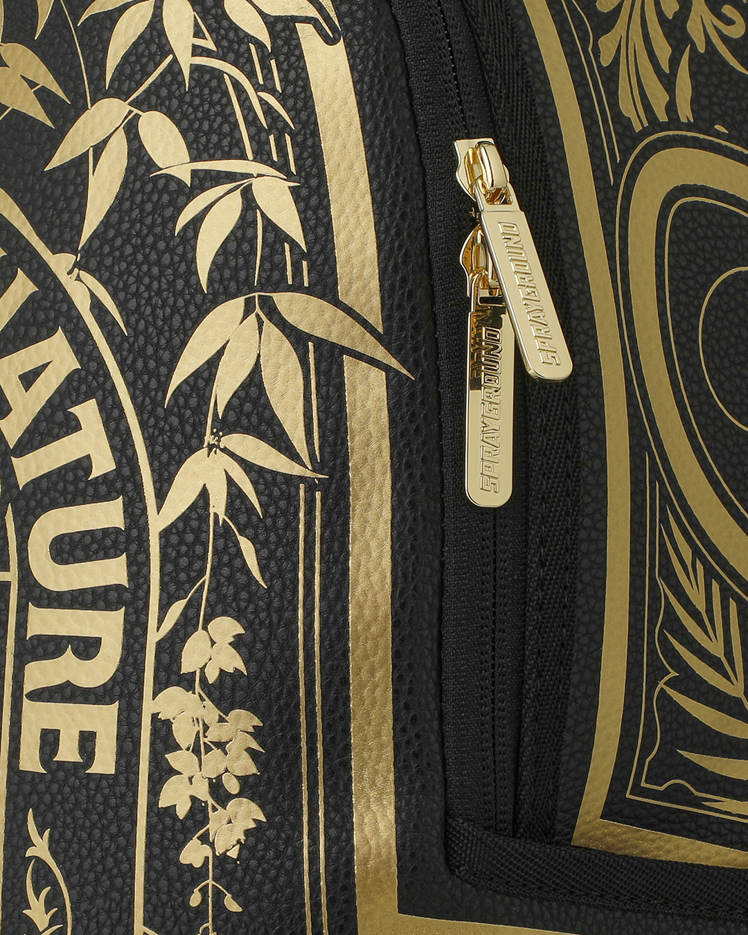 SPRAYGROUND® BACKPACK NYBG GOLD FOIL PRINT BACKPACK