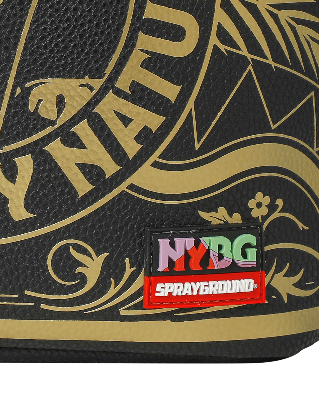 SPRAYGROUND® BACKPACK NYBG GOLD FOIL PRINT BACKPACK